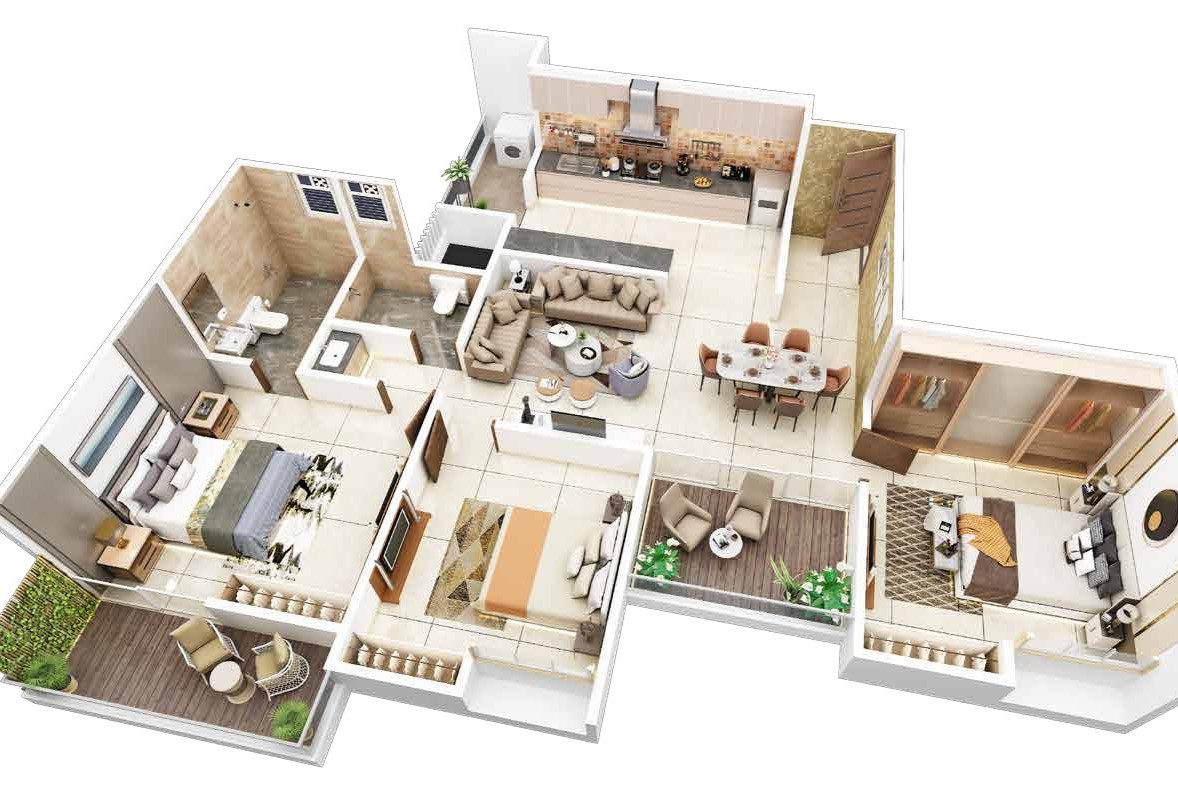 4 BHK Plan